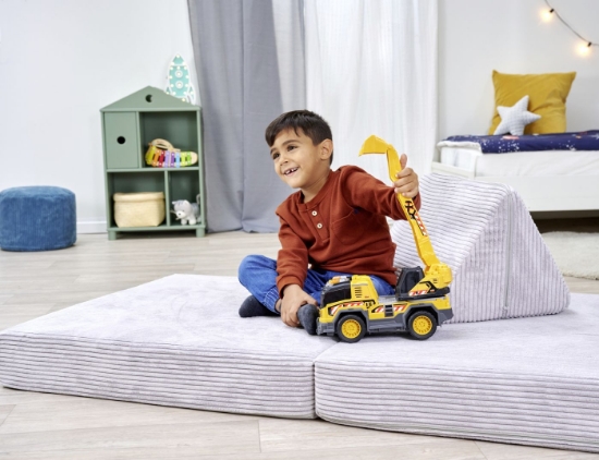 Imagine  DICKIE CAMION CU EXCAVATOR CU SUNETE SI LUMINI 30CM