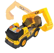 Imagine  DICKIE CAMION CU EXCAVATOR CU SUNETE SI LUMINI 30CM