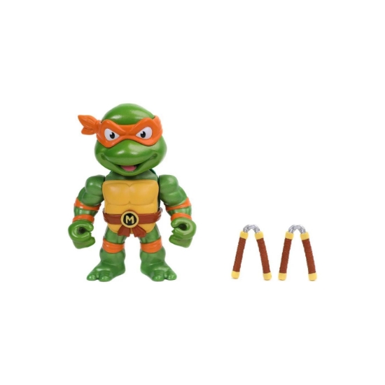 Imagine FIGURINA METALICA TESTOASELE NINJA PERSONAJUL MICHELANGELO