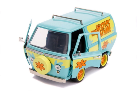 Imagine JADA SCOOBY DOO SET DUBA METALICA MISTERIOASA SCARA 1 LA 24 SI 2 FIGURINE 