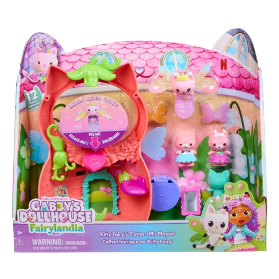 Imagine GABBYS DOLLHOUSE FAIRYLANDIA SET DE JOACA ZANA PISICUTEI CU FIGURINE SI ACCESORII