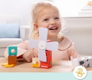 Imagine MELISSA AND DOUG SET DE CONSTRUCTIE PRIETENII DE LA FERMA