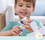 Imagine MELISSA AND DOUG SET DE CONSTRUCTIE PRIETENII DE LA FERMA