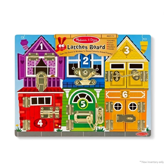 Imagine MELISSA AND DOUG SET DE INVATARE PLACA CU ZAVOARE DIN LEMN