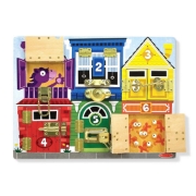 Imagine MELISSA AND DOUG SET DE INVATARE PLACA CU ZAVOARE DIN LEMN