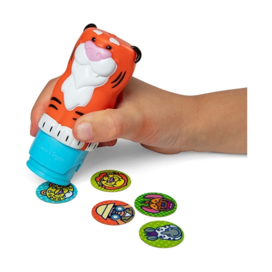 Imagine MELISSA AND DOUG STICKER WOW SET DE JOACA AUTOCOLANTE SI STAMPILA TIGRU