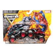 Imagine  MONSTER JAM SET 2 MASINUTE METALICE VENOM VS THE AMAZING SPIDERMAN SCARA 1 LA 65