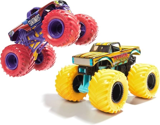 Imagine  MONSTER JAM SET 2 MASINUTE METALICE THE SENTINELS VS WOLVERINE SCARA 1 LA 65