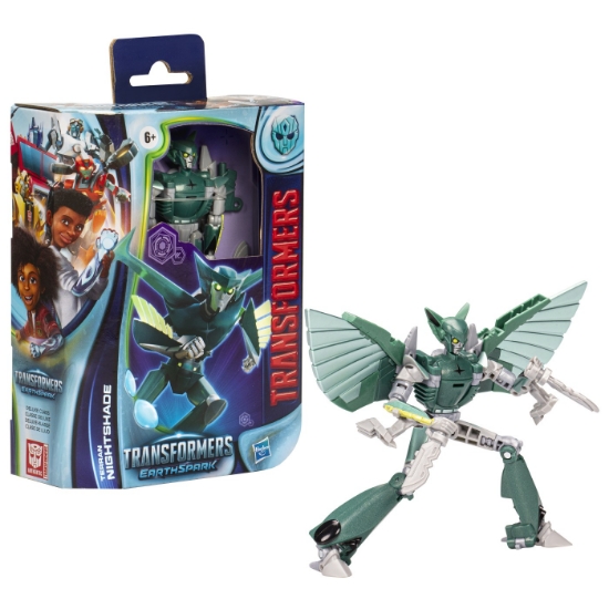 Imagine TRANSFORMERS FIGURINA EARTHSPARK DELUXE TERRAN NIGHTSHADE 12.5CM
