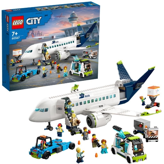 Imagine LEGO CITY AVION DE PASAGERI 60367 