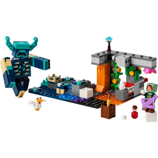 Imagine LEGO MINECRAFT INTALNIREA CU TEMNICERUL 21274