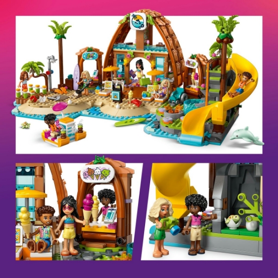 Imagine LEGO FRIENDS STATIUNE DE PE LITORAL PENTRU VACANTA CU FAMILIA 42673