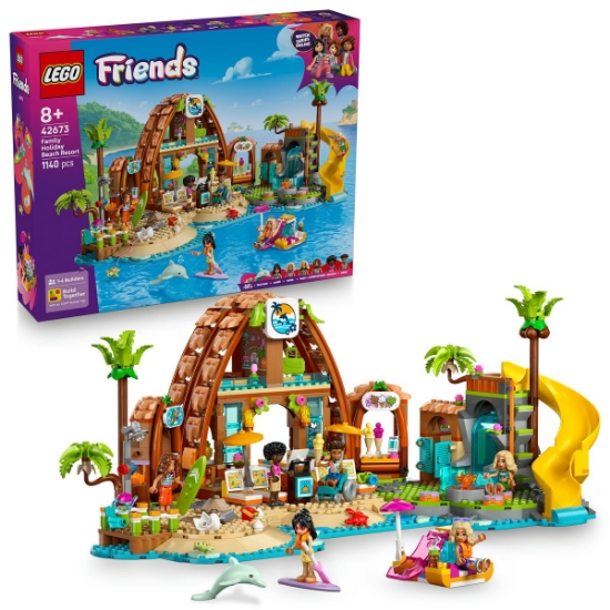 Imagine LEGO FRIENDS STATIUNE DE PE LITORAL PENTRU VACANTA CU FAMILIA 42673