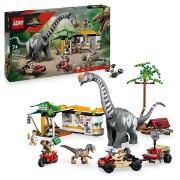 Imagine LEGO JURASSIC WORLD RENASTEREA MISIUNE DE URMARIRE A UNUI VELOCIRAPTOR SI A UNUI TITANOSAURUS 76973 