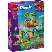 Imagine LEGO FRIENDS PETRECERE DE ZIUA DE NASTERE A PISICII SI CASUTA IN COPAC 42666 