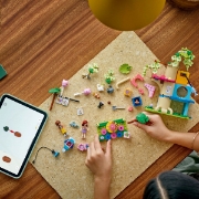 Imagine LEGO FRIENDS PETRECERE DE ZIUA DE NASTERE A PISICII SI CASUTA IN COPAC 42666 