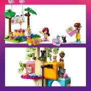 Imagine LEGO FRIENDS PETRECERE DE ZIUA DE NASTERE A PISICII SI CASUTA IN COPAC 42666 