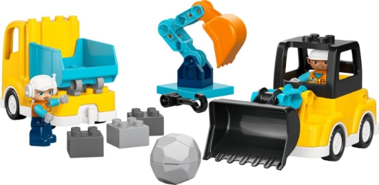 Imagine LEGO DUPLO VEHICULE DE CONSTRUCTII 3 IN 1 10475