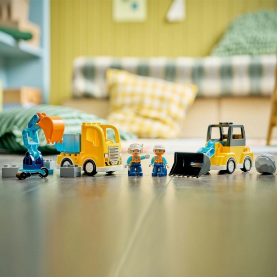 Imagine LEGO DUPLO VEHICULE DE CONSTRUCTII 3 IN 1 10475