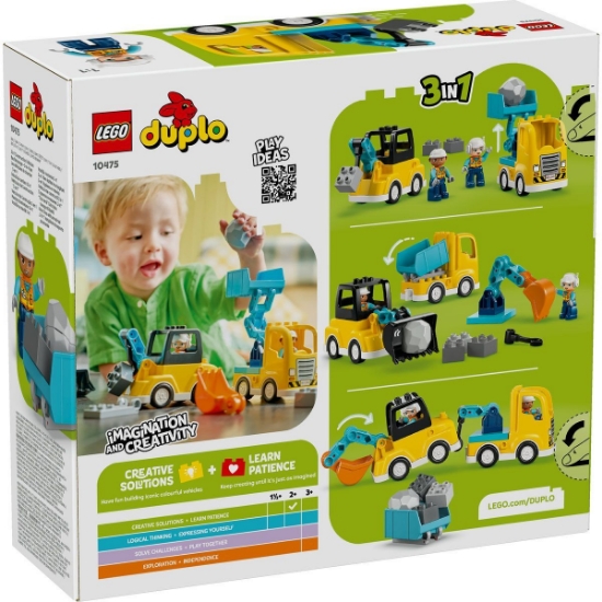 Imagine LEGO DUPLO VEHICULE DE CONSTRUCTII 3 IN 1 10475