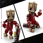 Imagine LEGO MARVEL GROOT IN UNIFORMA RAVAGER 76341