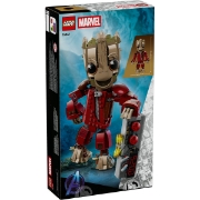 Imagine LEGO MARVEL GROOT IN UNIFORMA RAVAGER 76341