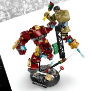 Imagine LEGO MARVEL BATALIE MEMORABILA HULKBUSTER VS HULK 76343