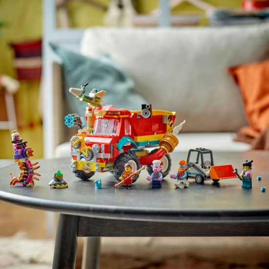Imagine LEGO MONKIE KID CAMIONUL ELECTRIC AL ECHIPEI LUI MONKIE KID 80055