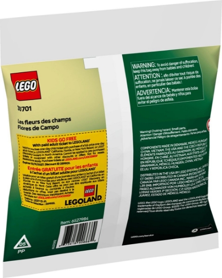 Imagine LEGO BOTANICALS FLORI DE CAMP 30701