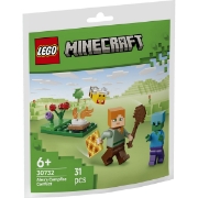Imagine LEGO MINECRAFT CONFLICT LA FOCUL DE TABARA AL LUI ALEX 30732