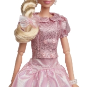 Imagine BARBIE THE MOVIE PAPUSA BARBIE CU ROCHIE ROZ