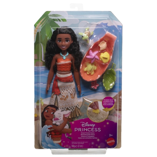 Imagine DISNEY PRINCESS SET PAPUSA VAIANA SI PRIETENII DIN OCEAN CU NISIP MODELABIL SI ACCESORII