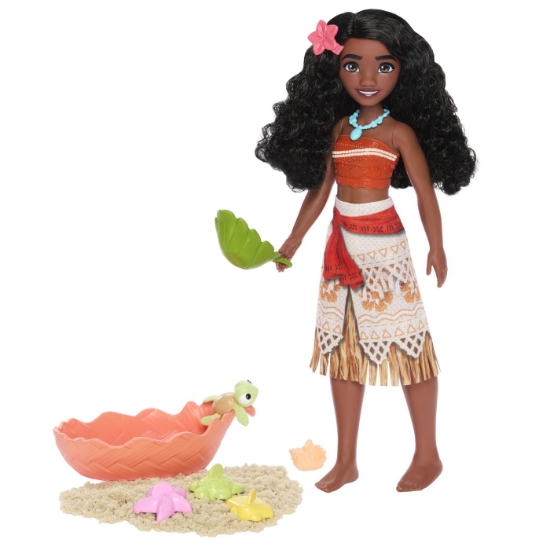 Imagine DISNEY PRINCESS SET PAPUSA VAIANA SI PRIETENII DIN OCEAN CU NISIP MODELABIL SI ACCESORII
