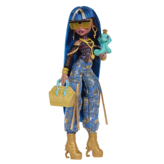 Imagine MONSTER HIGH PAPUSA CLEO DENILE CU ACCESORII