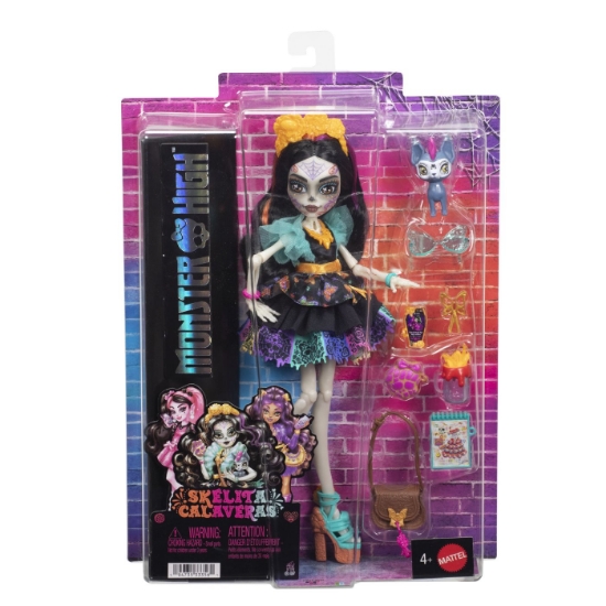 Imagine MONSTER HIGH PAPUSA SKELITA CALAVERAS CU ACCESORII