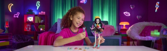 Imagine MONSTER HIGH PAPUSA SKELITA CALAVERAS CU ACCESORII