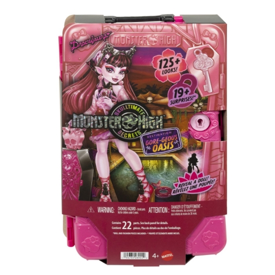 Imagine MONSTER HIGH SKULLTIMATE SECRETS PAPUSA DRACULAURA CU ACCESORII