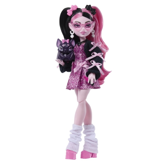Imagine MONSTER HIGH PAPUSA DRACULAURA CU ACCESORII