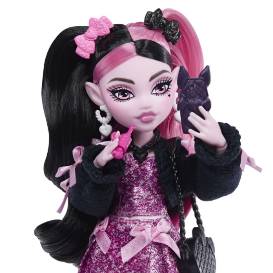 Imagine MONSTER HIGH PAPUSA DRACULAURA CU ACCESORII