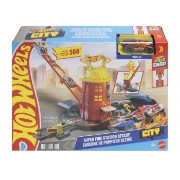 Imagine HOT WHEELS CITY SET DE JOACA SUPER STATIE DE POMPIERI CU MASINUTA INCLUSA