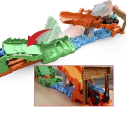 Imagine HOT WHEELS MONSTER TRUCK SET DE JOACA PROVOCAREA CROCODILULUI CU MASINUTA MEGA WREX
