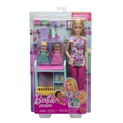 Imagine BARBIE YOU CAN BE ANYTHING PAPUSA DOCTOR PEDIATRU CU ACCESORII