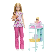 Imagine BARBIE YOU CAN BE ANYTHING PAPUSA DOCTOR PEDIATRU CU ACCESORII