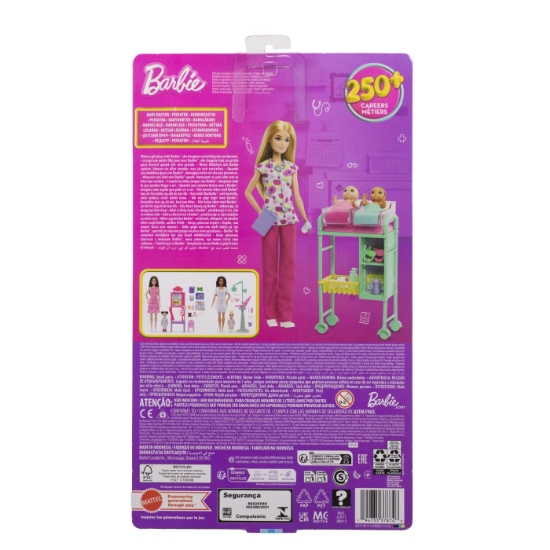 Imagine BARBIE YOU CAN BE ANYTHING PAPUSA DOCTOR PEDIATRU CU ACCESORII