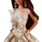 Imagine BARBIE SIGNATURE PAPUSA BARBIE BRUNETA DE SARBATORI 2025