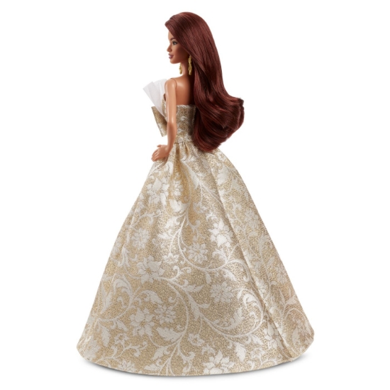 Imagine BARBIE SIGNATURE PAPUSA BARBIE BRUNETA DE SARBATORI 2025