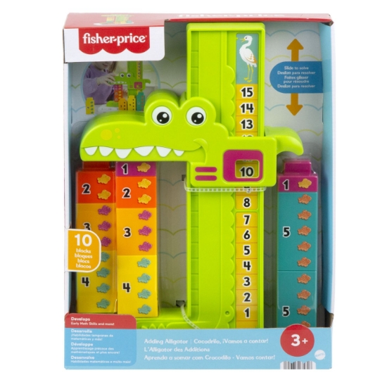 Imagine FISHER PRICE JUCARIE EDUCATIVA ALIGATOR STIVUIBILA