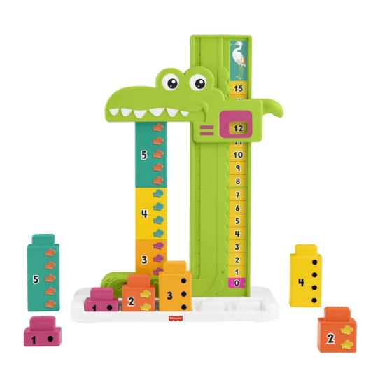 Imagine FISHER PRICE JUCARIE EDUCATIVA ALIGATOR STIVUIBILA