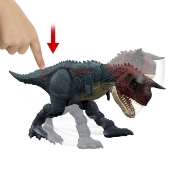 Imagine JURASSIC WORLD SURVIVAL CHARGE AND CHOMP DINOZAUR INTERACTIV CARNOTAURUS