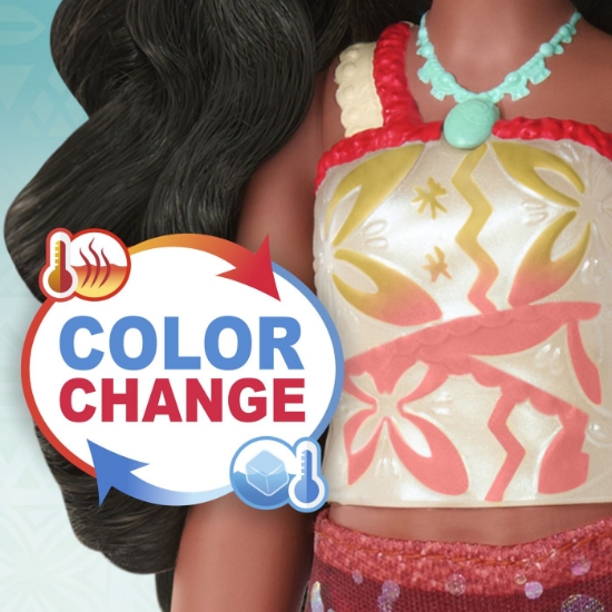 Imagine DISNEY VAIANA 2 COLOR CHANGE SET PAPUSA VAIANA INNOT CU ACCESORII